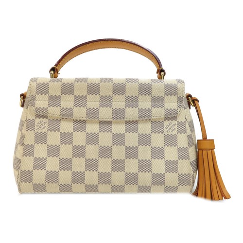 LOUIS VUITTON LV GHW Croisette 2 Way Bag N41581 Damier Azur White - 第 2/12 張圖片
