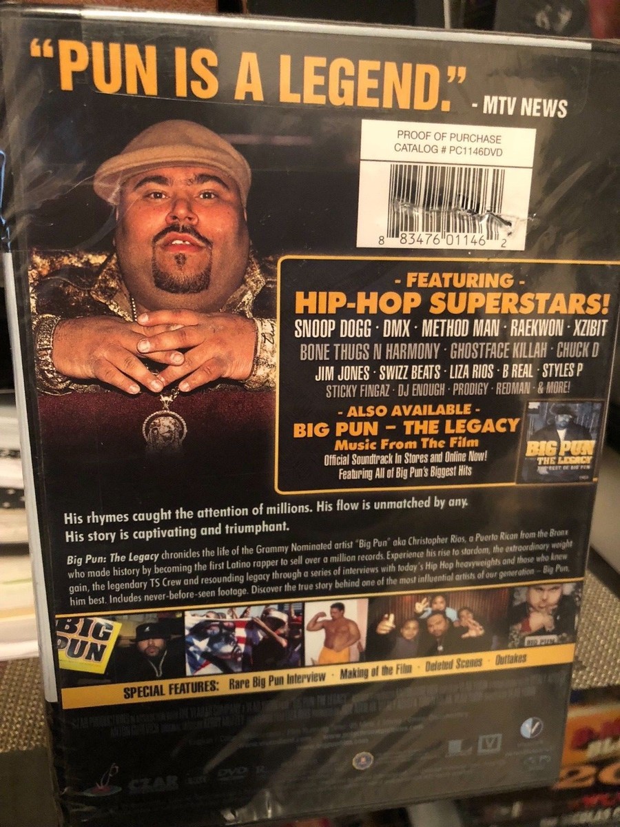 Big Pun: The Legacy (DVD) Snoop Dogg, DMX, Method Man, Vlad Big Pun: The Legacy (DVD) Snoop Dogg, DMX, Method Man, Vlad