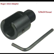Ruger 1022 10/22 Thread Barrel Adapter 5/8-24 5/8"x24