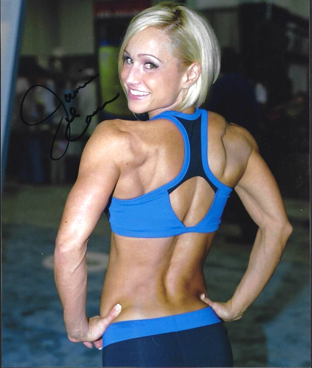 JAMIE EASON (set of 2)-Sexy Fitness Babe-Auth. Autographed Photos @@@@@ |  eBay