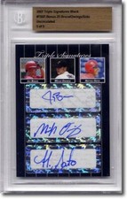 JAY BRUCE * Micah Owings * Neftali Soto * Rookie Autograph BGS Auto RC #/5