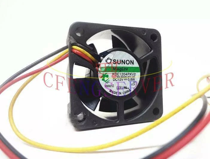 For KDE1204PKV2 SUNON 12V 3Pin Maglev 4020 40x40x20mm Cooling Fan