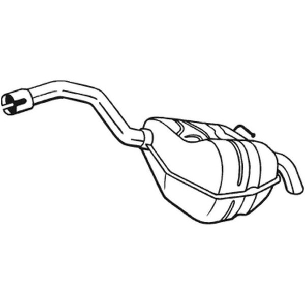 Bosal EndschalldäMpfer FüR Ford Mondeo IV Turnier S-Max Volvo V70 III S80 II-image