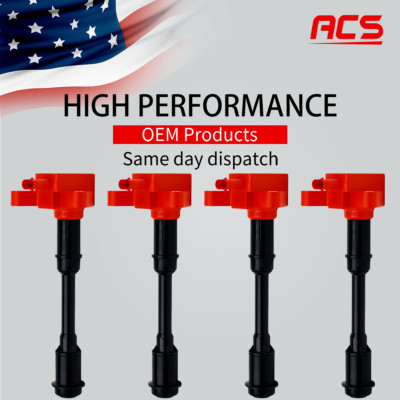 4X High Energy Ignition Coil For Ford Escape Fiesta Fusion 2013-16 1.6L I4 UF674