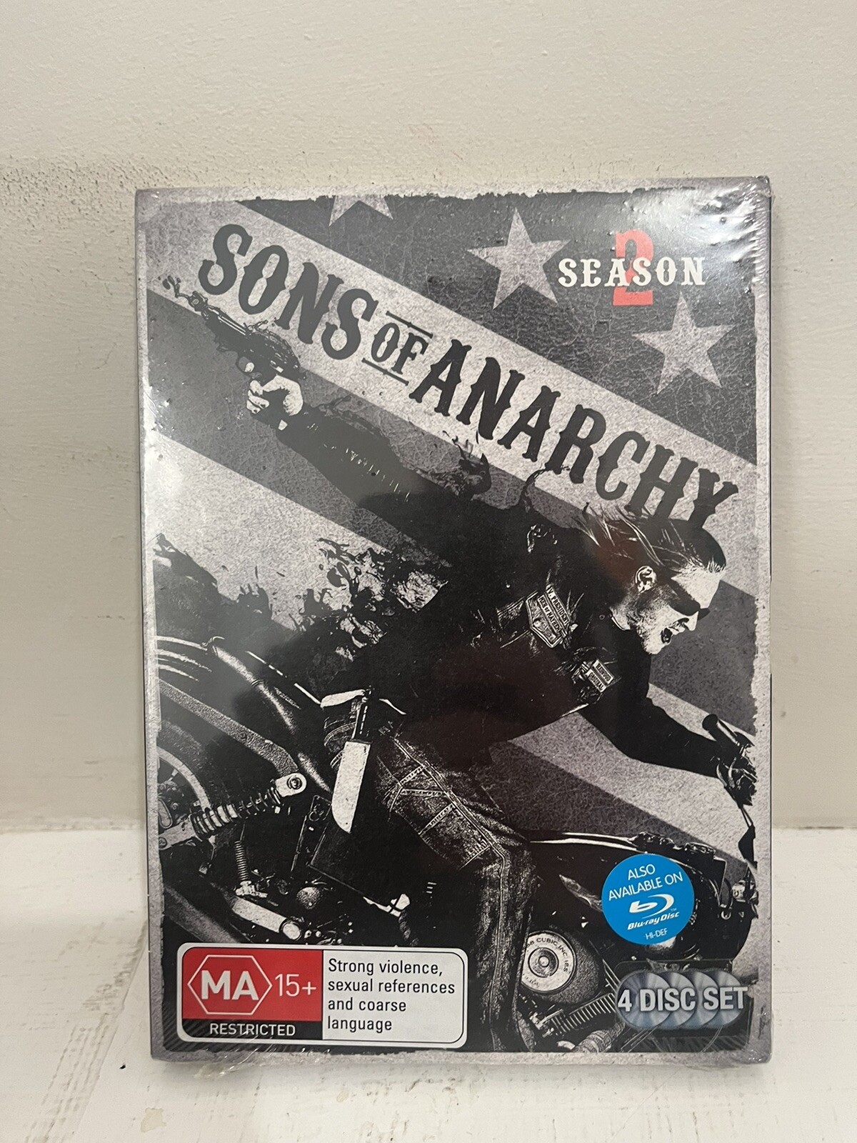 Sons Of Anarchy - Season 2 DVD, Slipcase, PAL Region 4, Brand New & Sealed