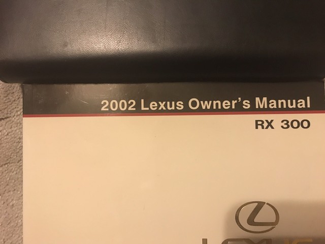 02 2002 Lexus RX 300/RX300 owners manual Book + Case OEM | eBay