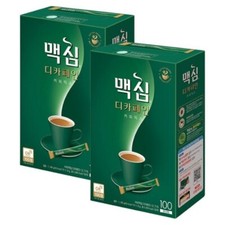 Maxim Decaffeinated Coffee Mix 11.8gx 100Sticks x 2Box Korea