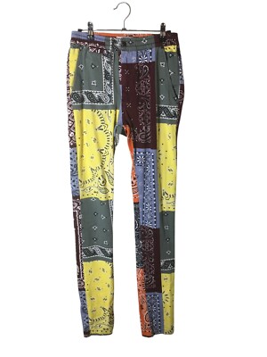 Urban Outfitters Jeans Women's Size Small Patchwork Paisley Stretch Waist