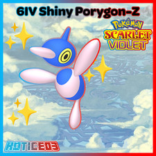 ✨Shiny Porygon-Z 6IV✨ Pokemon Scarlet & Violet 🚀Fast🚀 Indigo Disk DLC