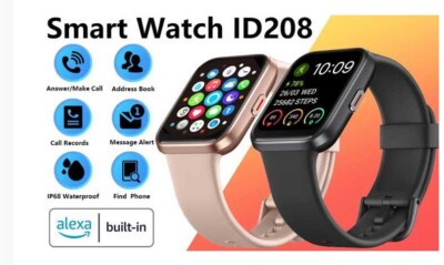 Montre connectée｜ Appel bluetooth ｜ Alexa intégrée｜ ID208BT