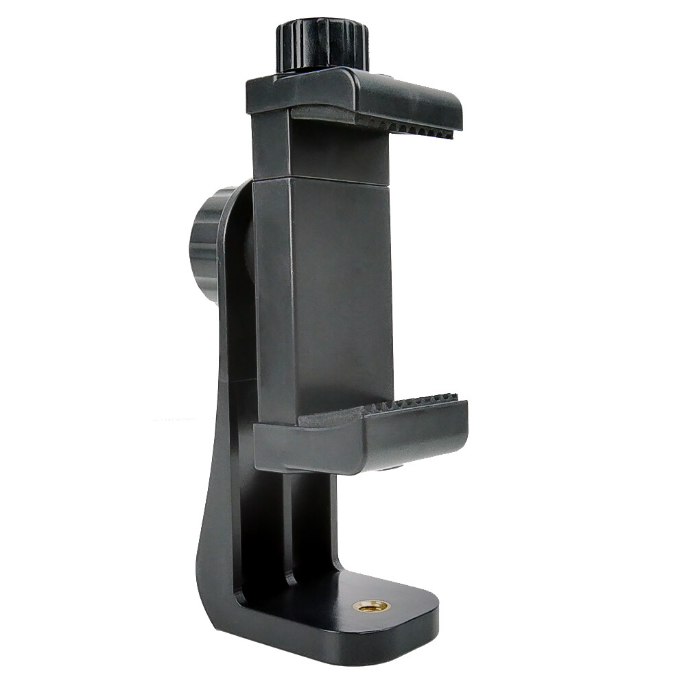 Smartphone Tripod Mount Adapter Clamp-iPhone 11 XR XS X 8+ 7 Galaxy S10 S9 HTC-image