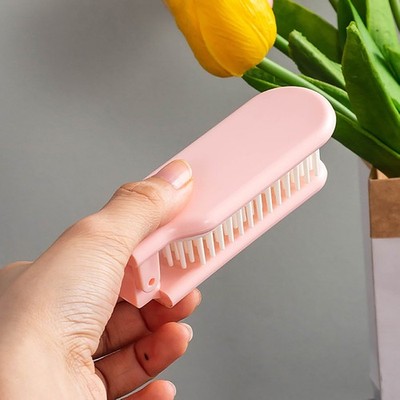 Foldable Hair Comb Portable Detangling Hair Brush Antistatic Head Massager Tool
