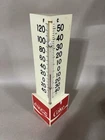 Vintage Coke Coca Cola Triangle Thermometer Plastic Red & White