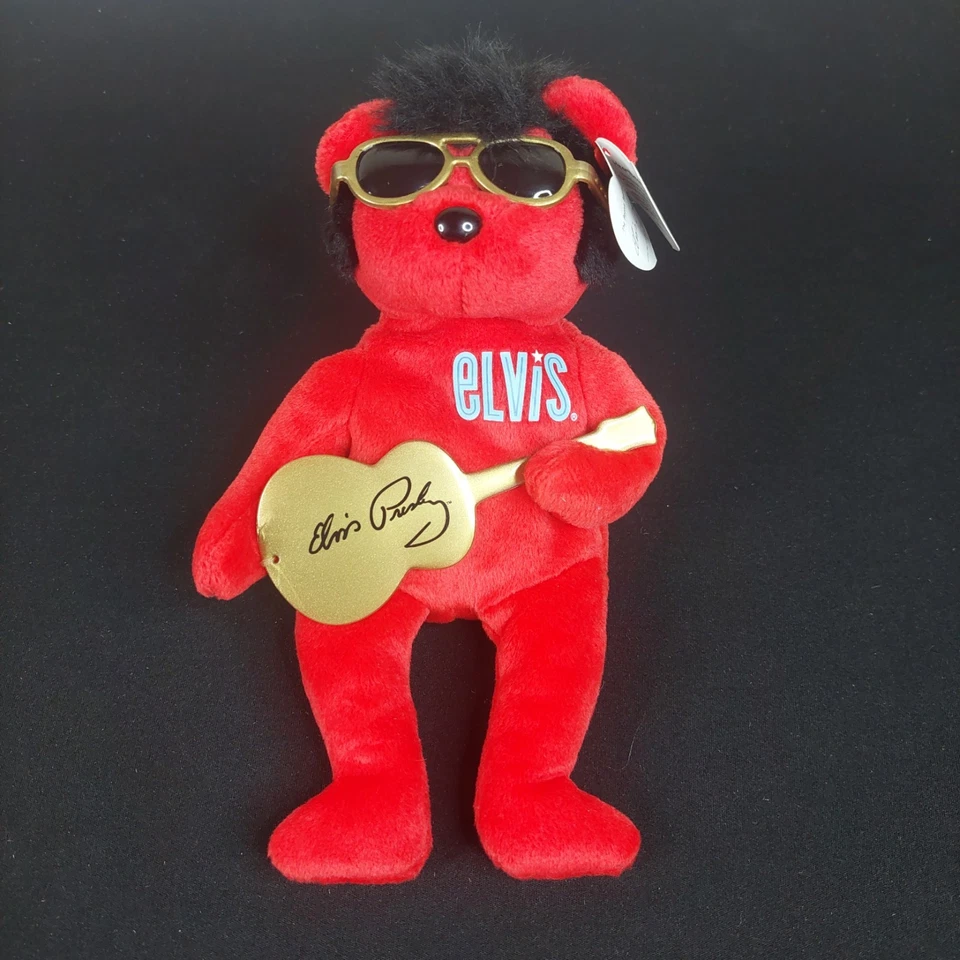 Elvis Ty Beanie Bear. 2009 Heartbear Hotel Collectable Soft Toy Plush with tags - Image 4 of 4