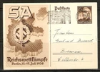 GERMANY Reich, postal stationery 1938, cancel Oldenburg, very nice!