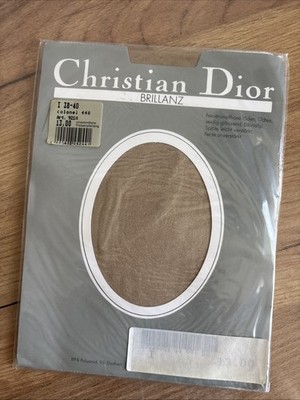 Cristian Dior Strumpfhose I 38-40 Brillanz 15 Den Seigig Glänzend Neu