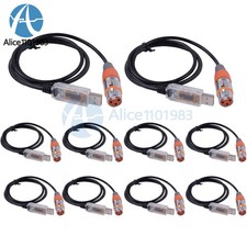 10pcs USB to DMX Interface Adapter Cable Stage Light PC DMX512 Controller Dimmer