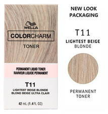 WELLA T11TONER - PERMANENT LIQUID HAIR TONER - LIGHT BEIGE BLONDE - FREE POSTAGE