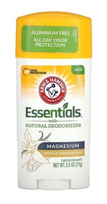 Arm & Hammer, Essentials, Deodorant, Vanille-Sandelholz, 71g USA Import 01/2028