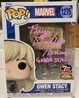 Bryce Dallas Howard Funko Pop Gwen Stacy Signed Autograph 7BAP JSA Spider-Man