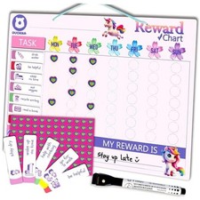 Magnetic Kids Chore Chart - Behavior Chore Chart for Kids at Home - 5. Girls