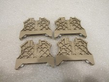 WEIDMULLER WEW 35/2 TERMINAL RAIL BLOCK END BRACKET - LOT OF 4
