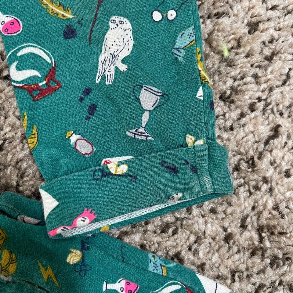 Vestido Mini Boden Harry Potter Niñas Talla 3-4Y Verde Hedwig Owl Snitch Potions Foto 4 de 4