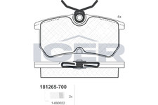 Bremsbelagsatz Hinten Lucas-Trw-System für Ford Fiesta Limo V JH JD VI 98-07