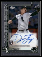 Drew Thorpe 2025 Topps Chrome #RA-DT Rookie Auto Chicago White Sox