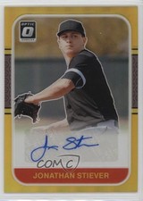 2021 Panini Donruss Optic Gold Prizm /10 Jonathan Stiever #RS87-JS Auto z7j