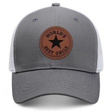 Uncle Gifts from Niece Nephew Worlds Best One Size, Uncle2 Carbon-gray