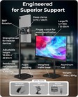 COOPER TabStand, 20" Tall iPad Stand for Desk, Portable Monitor Holder up to 17"