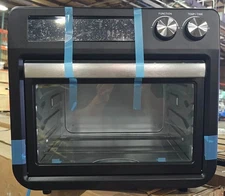 26QT Large Air Fryer Oven 1800W Digital Touchscreen 10-in-1 Toaster Oven Black