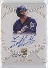 2020 Topps Definitive Collection Rookie 33/50 Trent Grisham #DRA-TG Auto r7o