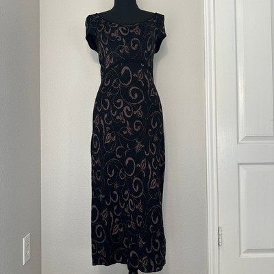 Peruvian Connection Empire Waist Pima Cotton Knit Sweater Midi Dress, size  small | eBay
