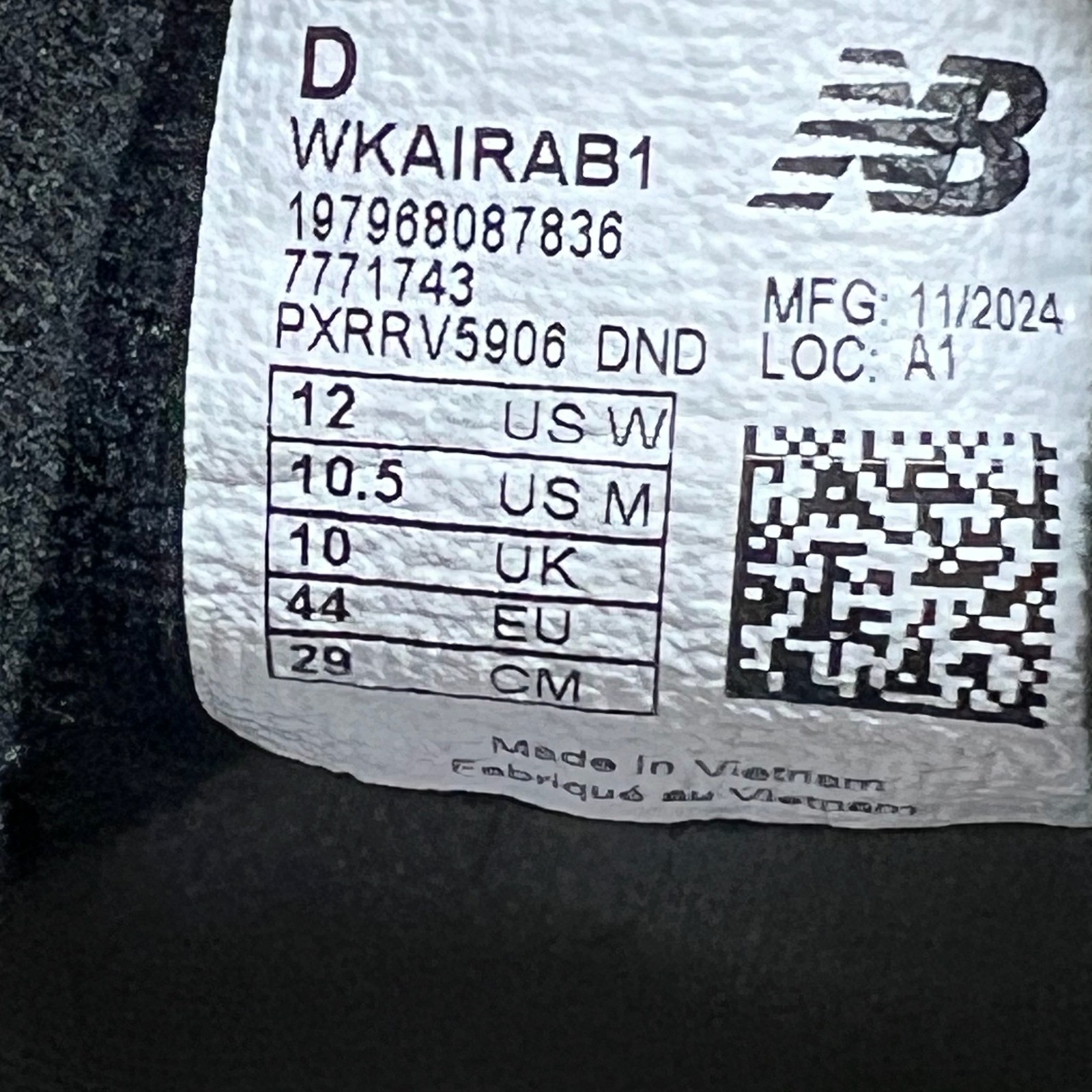 Women's Size 12 Mens 10.5 D - New Balance Fresh Foam X Kaiha Road Black Shoes thumbnail 9