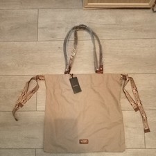 Paul Smith Josephine Canvas With Leather Handles Tote Bag Bnwt