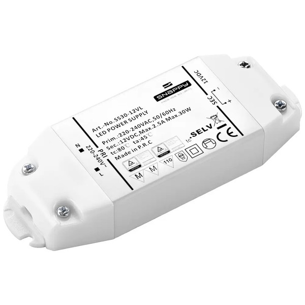 Dehner Elektronik Led-Trafo, Led-Treiber Konstantspannung 30 W 1.25 A 24 V/Dc-image
