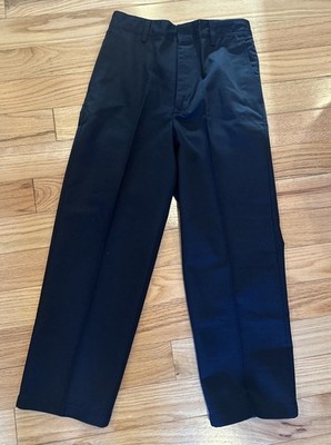 New Women s Dickies MP20 Black Straight Leg Work Pants Size 28x37U