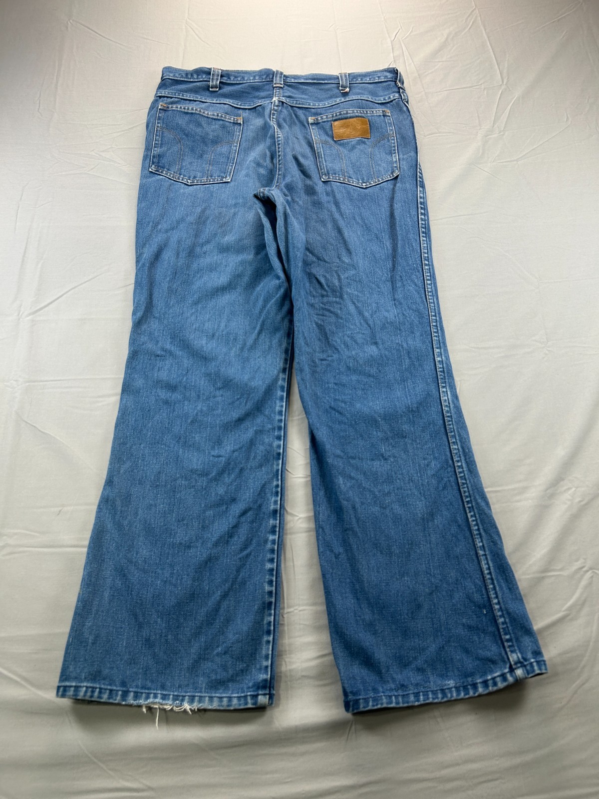 34x29 Men's 70s Flare Bootcut Cowboy Western