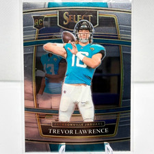 2021 Panini Select Concourse Trevor Lawrence #43 Rookie Card. rookie card picture