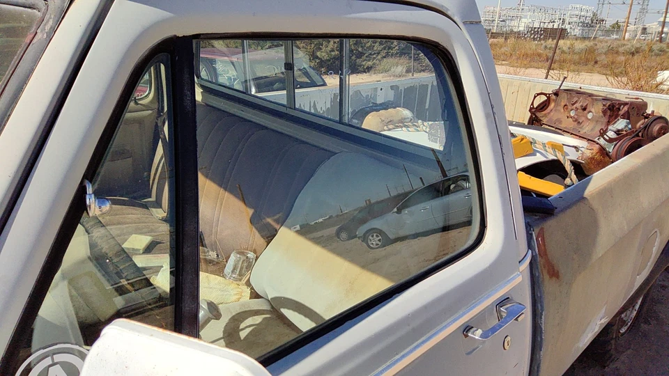 Dodge D350 1981-1993 conductor ventana delantera izquierda puerta vidrio fabricante original 04160616 Foto 3 de 3