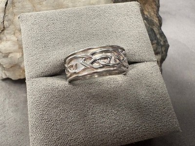Clogau walisischer Ring 9 kt Weiß- & Rotgold 7 mm Annwyl Größe P 500 £ Rabatt auf Wales