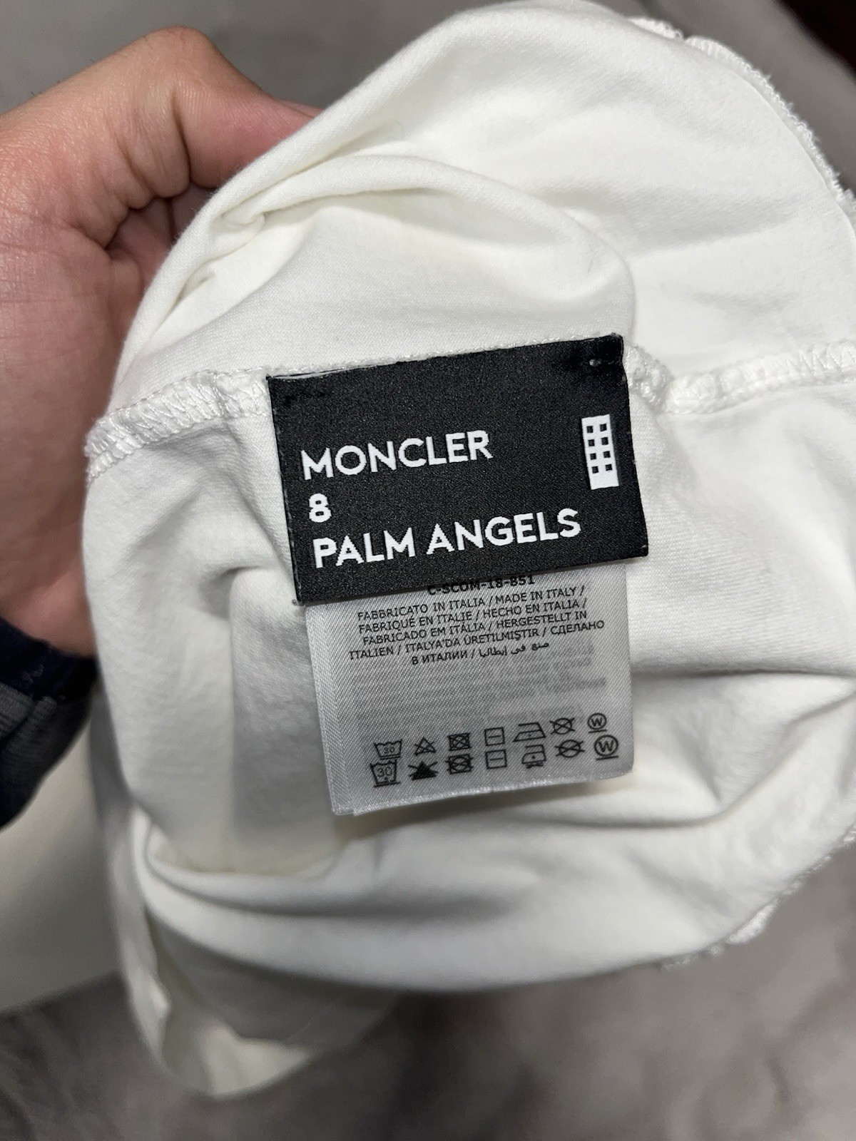 T-shirt homme Moncler X Palm Angels Colab thumbnail 4