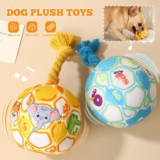 Hundespielzeug Fu&szlig;ball Pl&uuml;sch Ball Elastisch f&uuml;r gro&szlig;e Hunde Outdoor