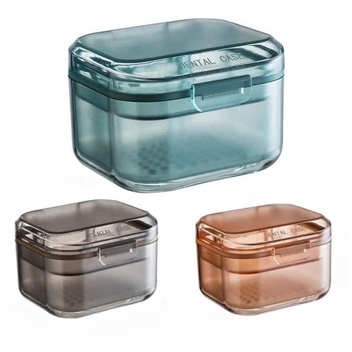 Three Layers Invisible Braces Boxes Draining Transparent Dental Braces Container - Picture 8 of 16
