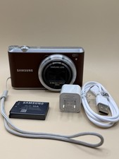 Samsung WB350F 16.3MP WiFi NFC Blue Point  Shoot Camera - Brown EXCELLENT COND