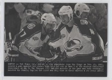 2014-15 Upper Deck Masterpieces Wire Photos Ray Bourque Rob Blake #235 HOF 0c3
