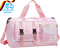 Sporttasche Damen, Schwimmtasche Frauen Mit Schuhfach Und Nassfach, Reisetasche