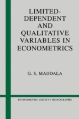 Limited-Dependent and Qualitative Variables in Econometrics G. S.
